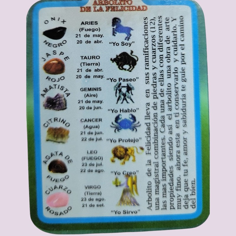 Arbol de la Felicidad Piedras
