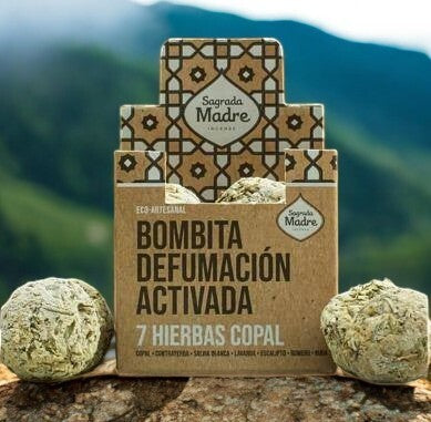 Bombitas Defumación Activada 7 Hierbas Copal