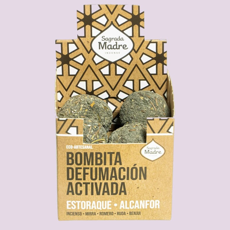 Bombitas Defumación Activada Estoraque y Alcanfor