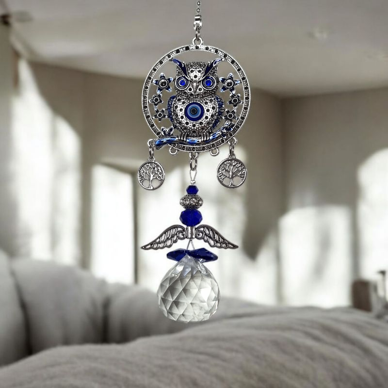 Adorno Atrapasol Prisma Cristal