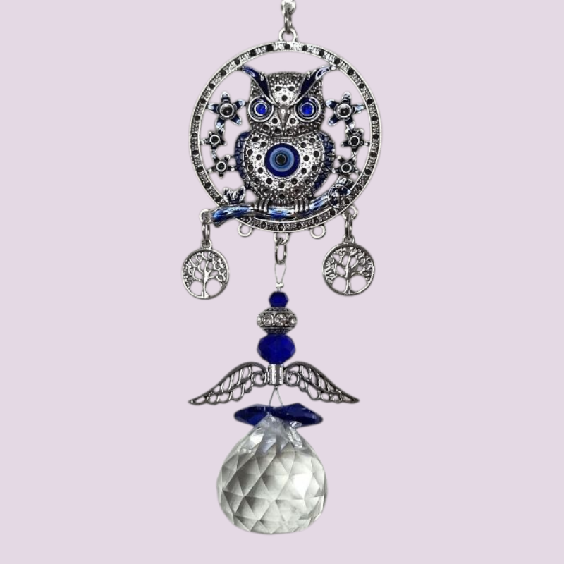 Adorno Atrapasol Prisma Cristal