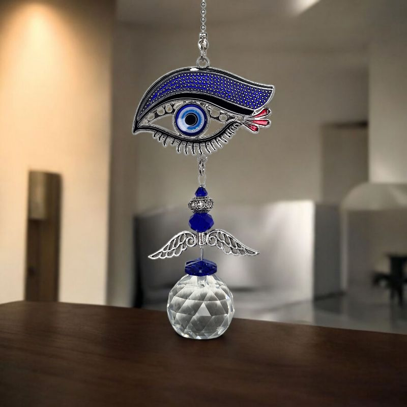 Adorno Atrapasol Prisma Cristal