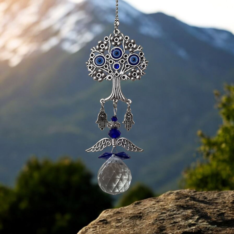 Adorno Atrapasol Prisma Cristal