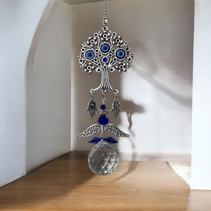 Adorno Atrapasol Prisma Cristal