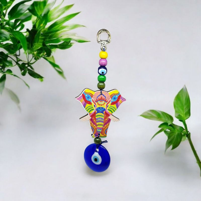 Adorno Decorativo Pared Madera Ojo Turco