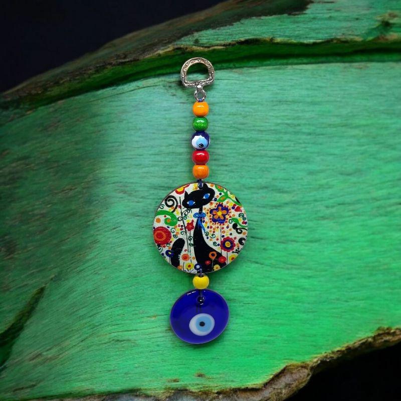 Adorno Decorativo Pared Madera Ojo Turco