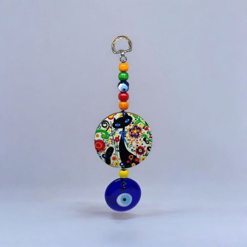 Adorno Decorativo Pared Madera Ojo Turco