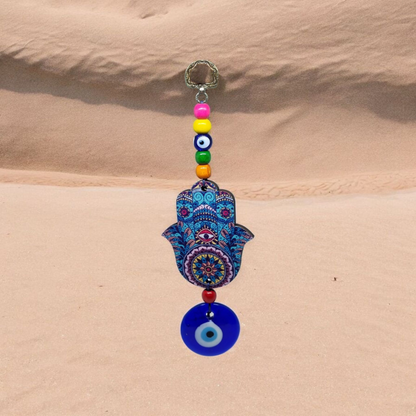 Adorno Decorativo Pared Madera Ojo Turco