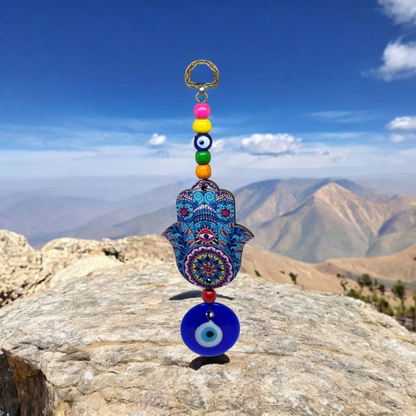 Adorno Decorativo Pared Madera Ojo Turco