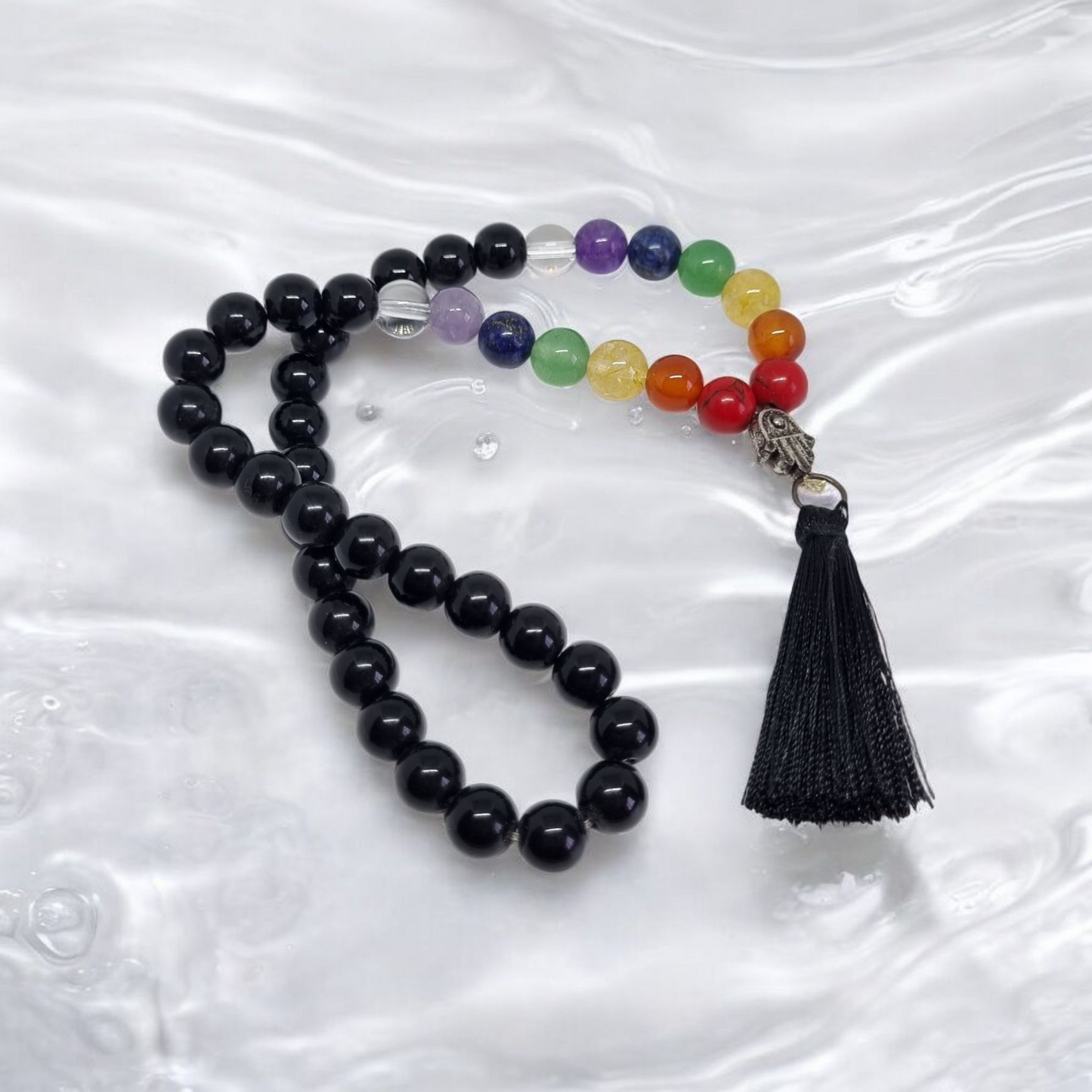 Japa Mala Piedras Naturales 45 Cuentas