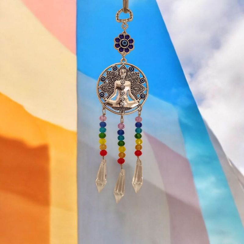 Adorno Atrapasol Prisma Cristal