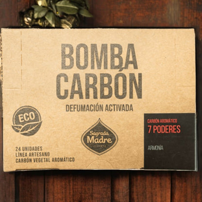 Bomba Carbón Sahumerio 7 Poderes