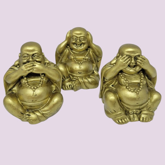 Esculturas Trio de Budas