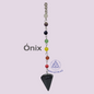 Péndulo Piedras con 7 chakras