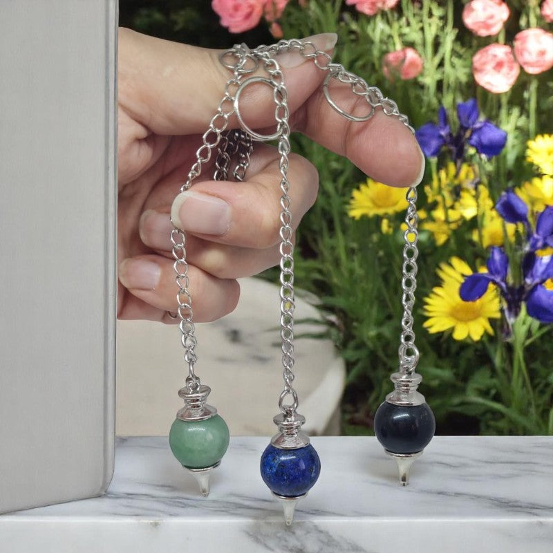 Péndulo Piedra y punta Metálica