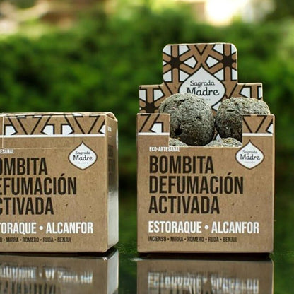 Bombitas Defumación Activada Estoraque y Alcanfor