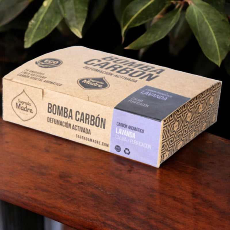 Bomba Carbón Sahumerio Lavanda