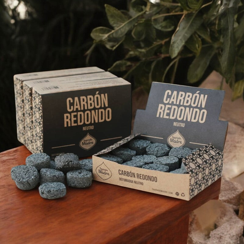 Carbón Vegetal Redondo Neutro