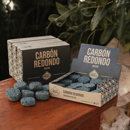 Carbón Vegetal Redondo Neutro
