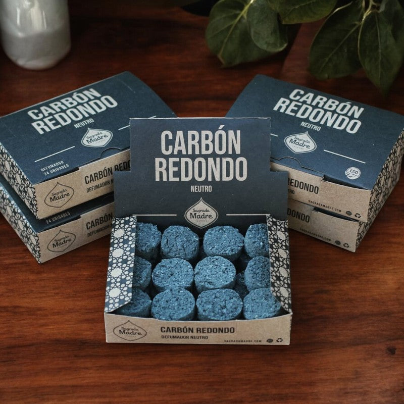 Carbón Vegetal Redondo Neutro