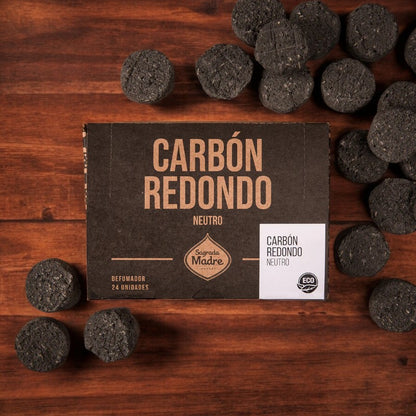 Carbón Vegetal Redondo Neutro